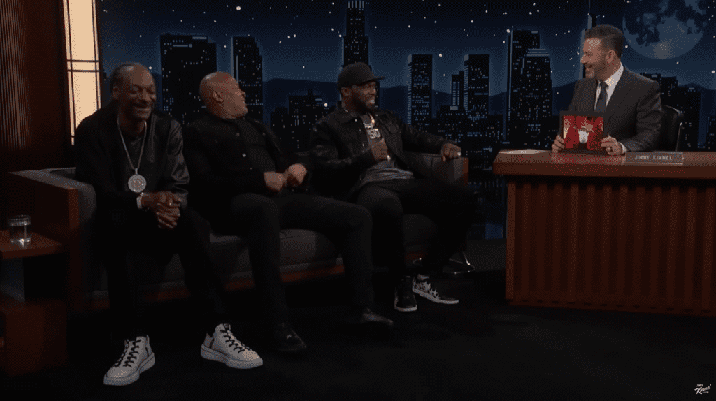 Jimmy Kimmel Interviews Dr. Dre, Snoop Dogg & Curtis “50 Cent” Jackson